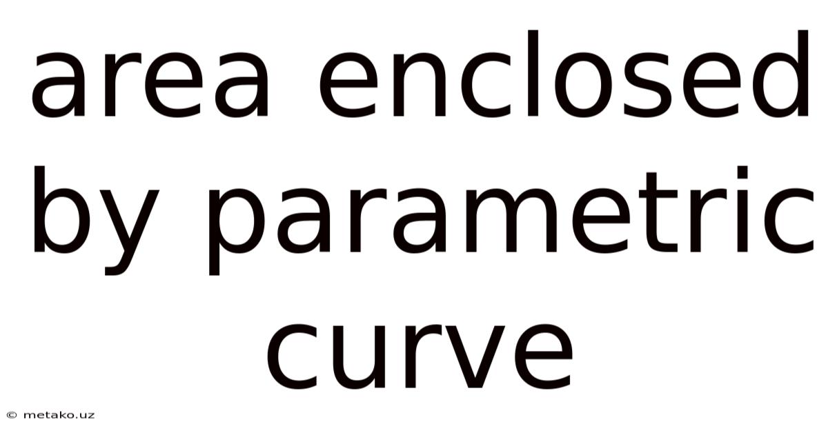 Area Enclosed By Parametric Curve