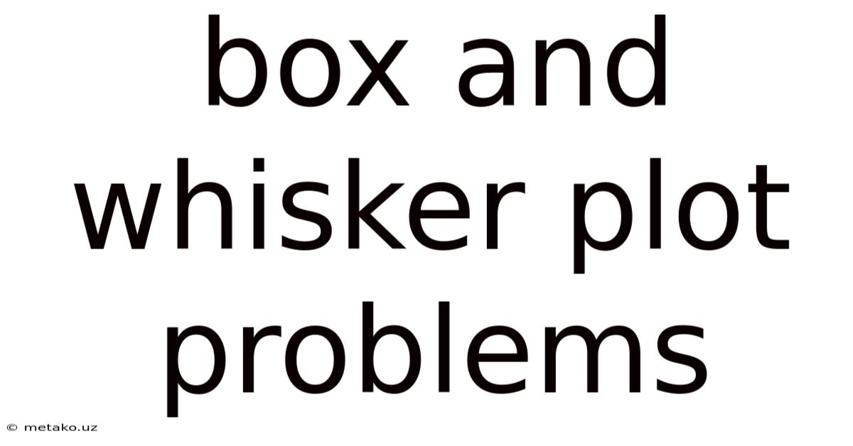Box And Whisker Plot Problems
