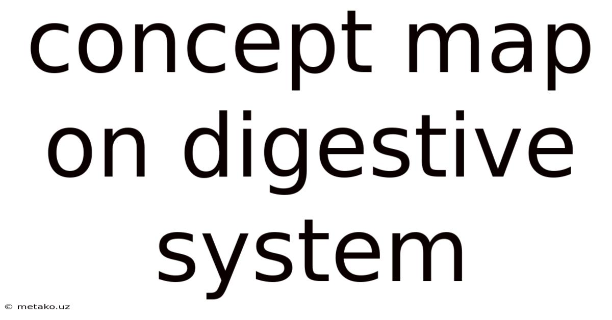 Concept Map On Digestive System