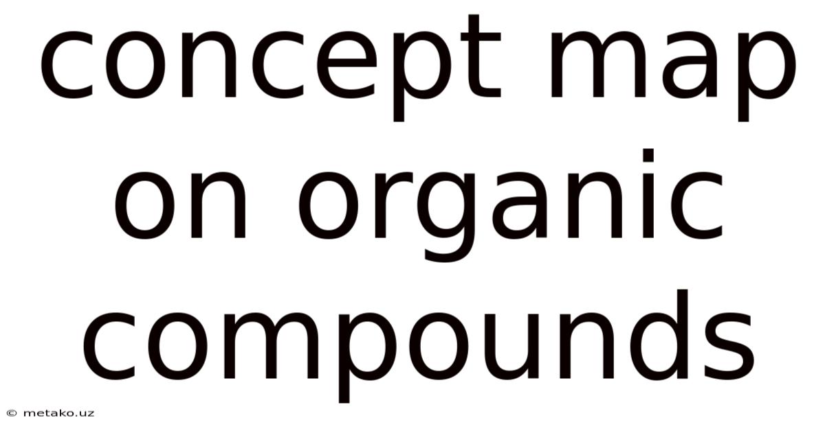 Concept Map On Organic Compounds