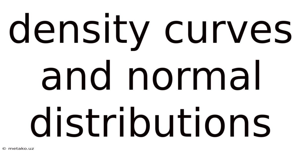 Density Curves And Normal Distributions