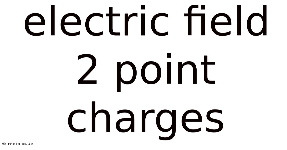 Electric Field 2 Point Charges