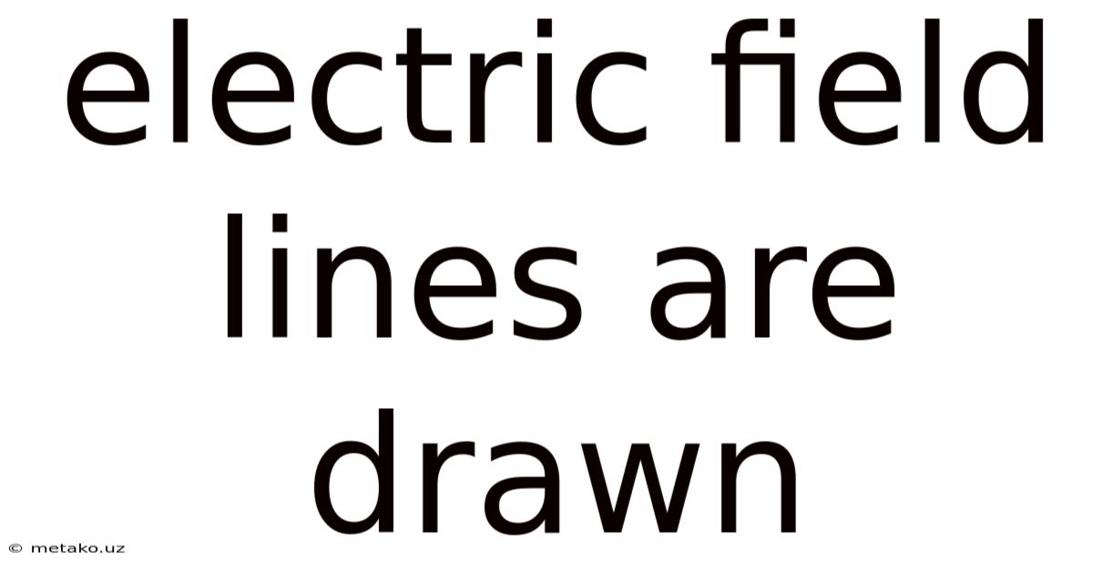 Electric Field Lines Are Drawn