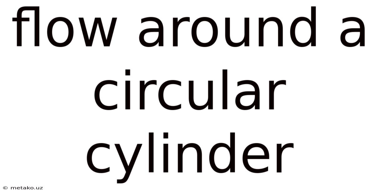 Flow Around A Circular Cylinder