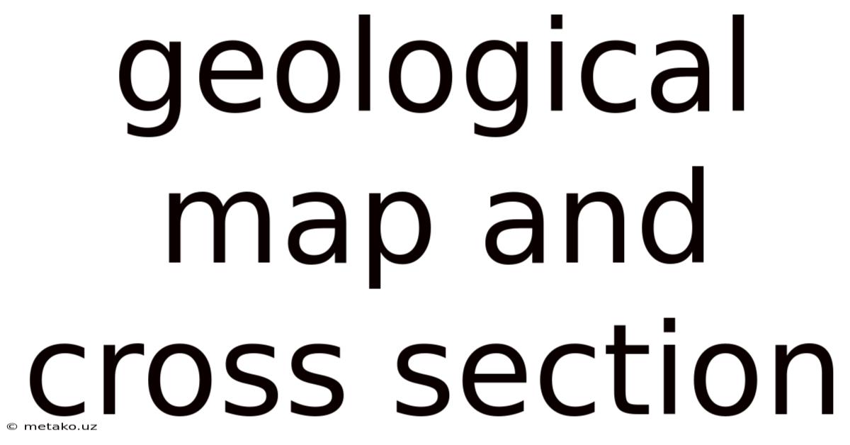 Geological Map And Cross Section