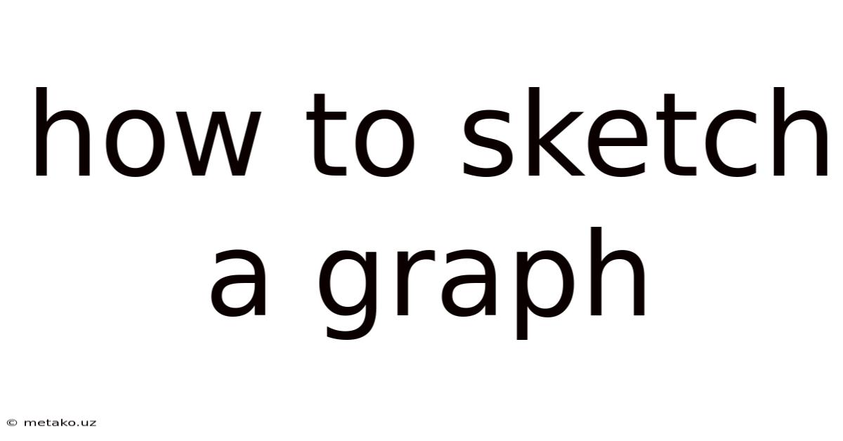 How To Sketch A Graph