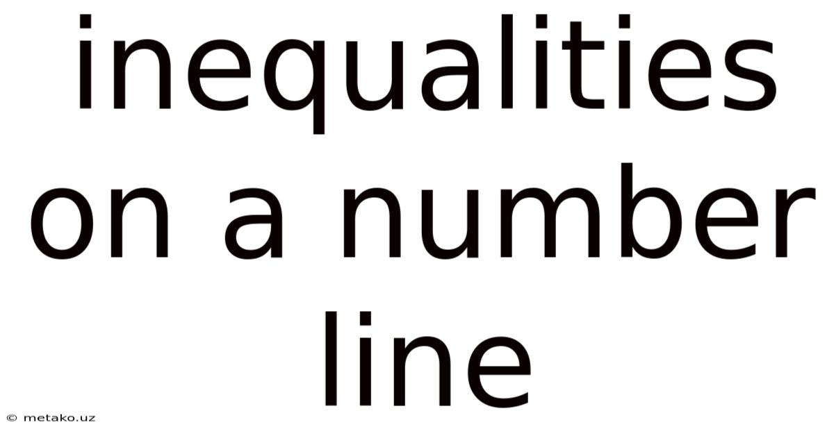 Inequalities On A Number Line