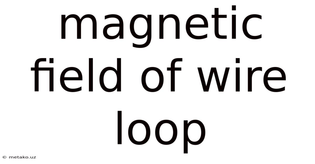 Magnetic Field Of Wire Loop