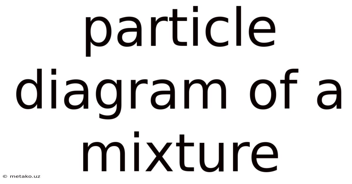 Particle Diagram Of A Mixture