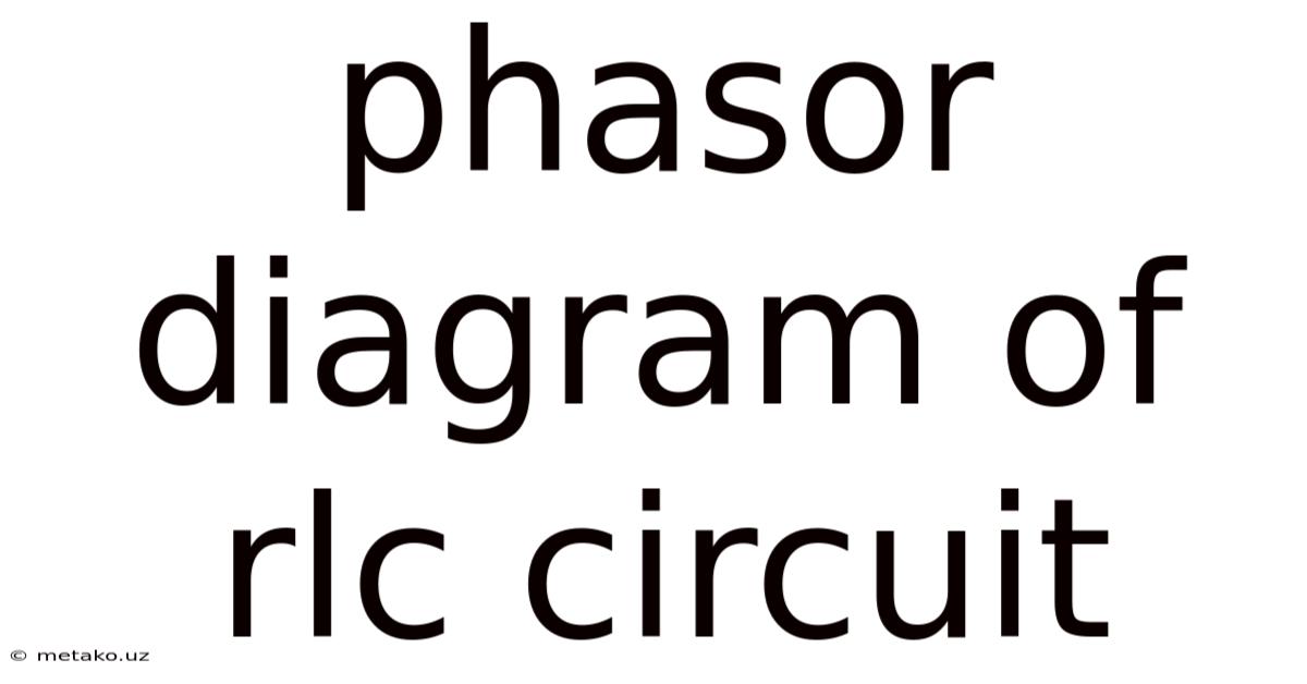 Phasor Diagram Of Rlc Circuit