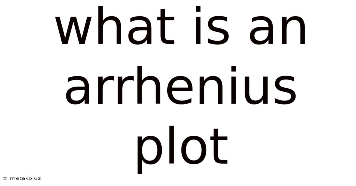 What Is An Arrhenius Plot